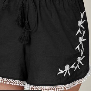 Embroidered Sleep Shorts XL New